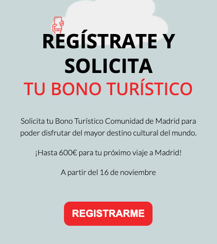 Bono Turístico Comunidad Madrid