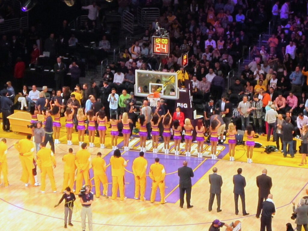 Partido de la NBA Lakers Spurs