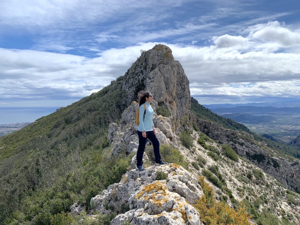 Eli en el Cingle Foradat