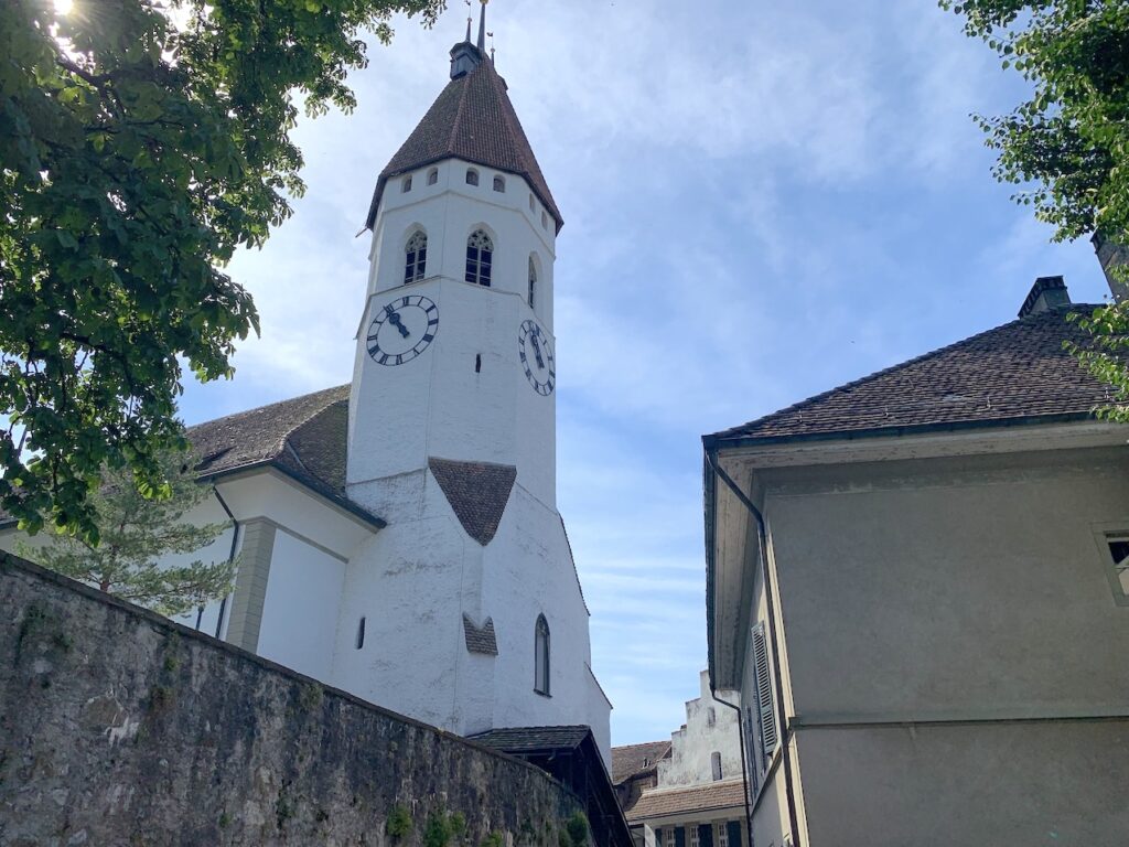 Iglesia Stadtkirche en Thun, Suiza.