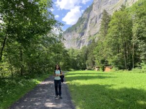 Eli y la Cascada Aegertenbachfall