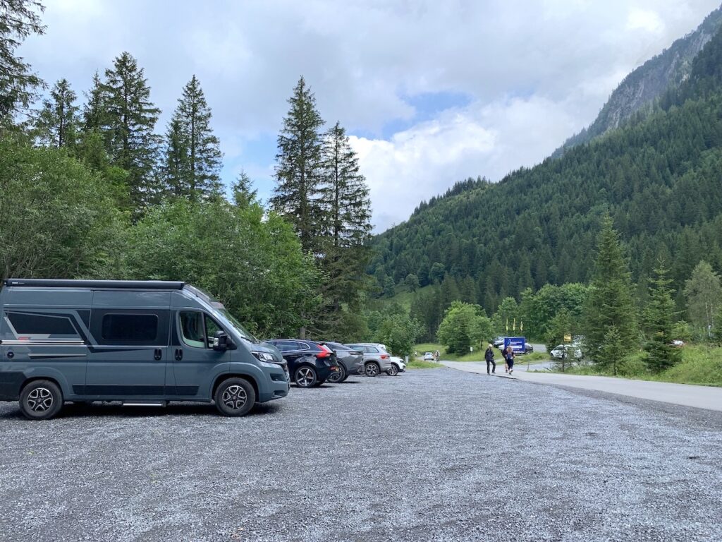 Parking en Rosenlaui, Suiza