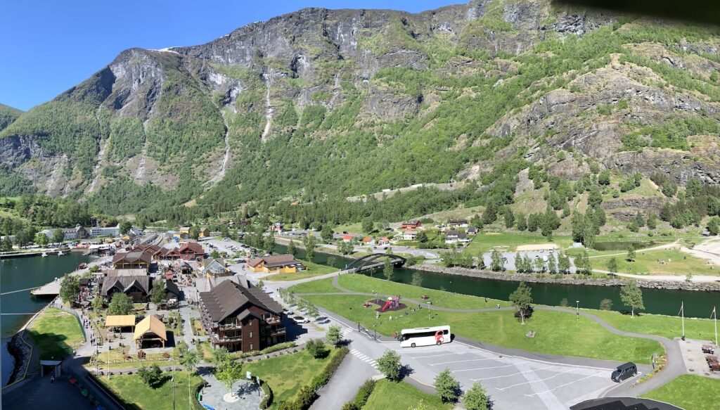 Vistas desde el crucero a Flåm