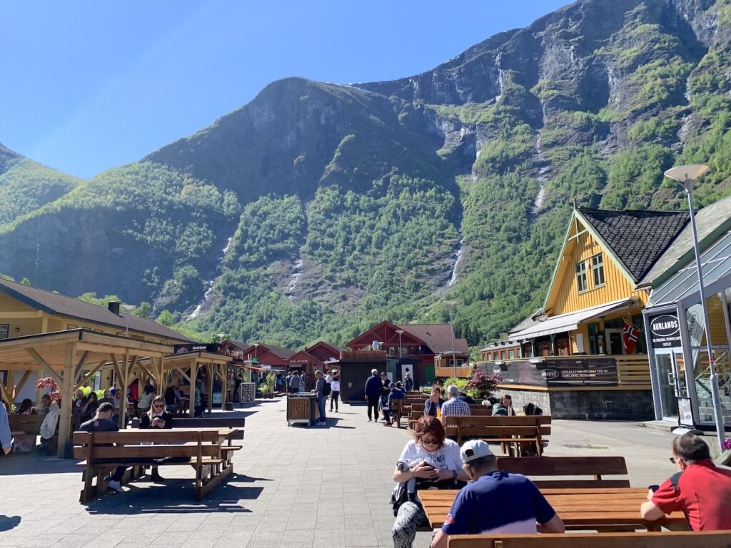 Zona de picnic en Flåm