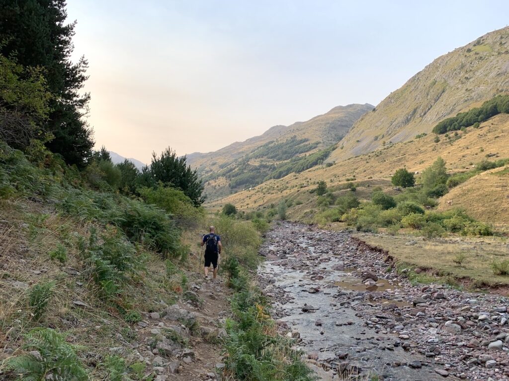 Tramo junto al río Aragón Subordán, Huesca