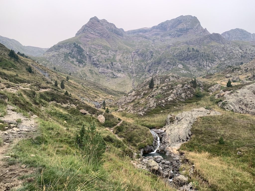 Tramo inicial del Barranco de Culibillas, ruta a Anayet, Huesca