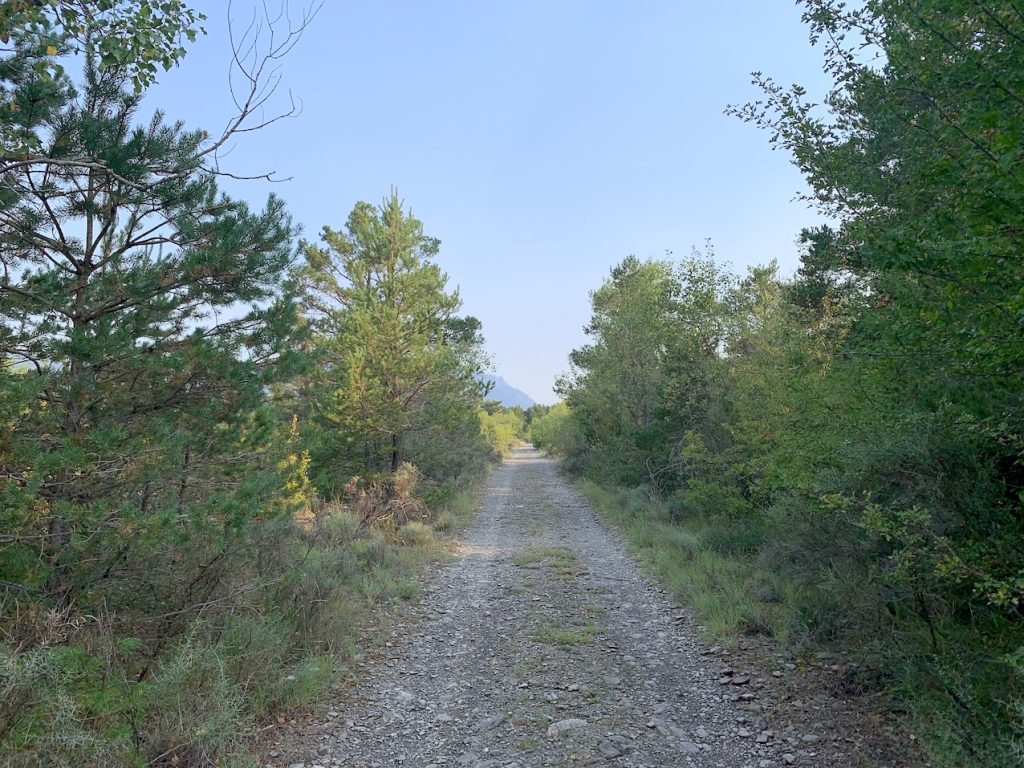 Camino dirección a Oliván, Huesca