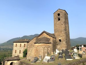 San Martín de Oliván del conjunto de Iglesias Serrablo en Huesca