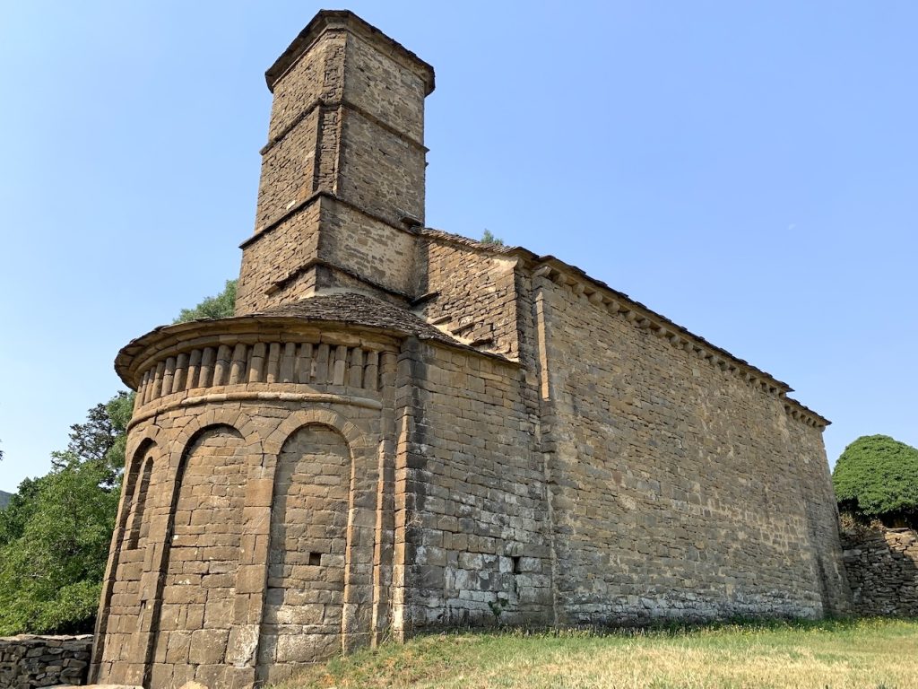 Santa Eulalia de Susín del conjunto de Iglesias Serrablo en Huesca