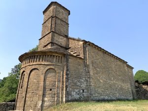 Santa Eulalia de Susín del conjunto de Iglesias Serrablo en Huesca