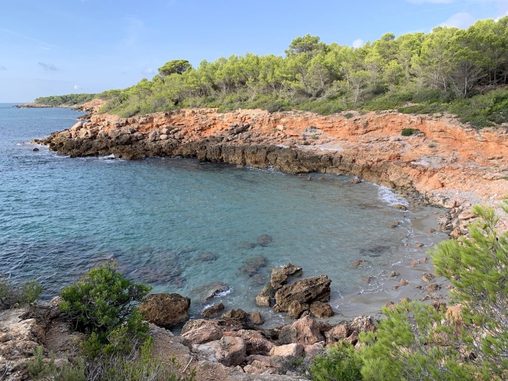 Cala Mar en el Camí de Ronda de la Costa Daurada